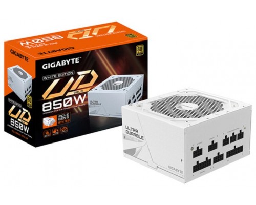 FUENTE ALIMENTACION GIGABYTE GP-UD850GM PG5 850W 80+ GOLD BLANCO